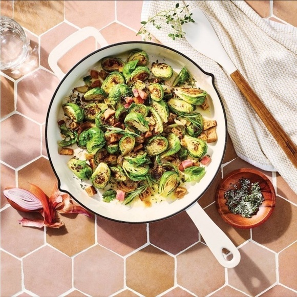 12" Enamel Skillet Light Gray - Figmint - Picture 2 of 5